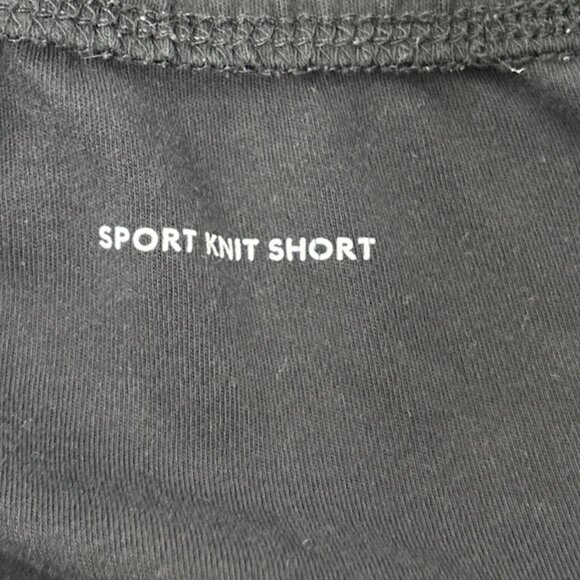 Lands End Black Sport Knit Shorts, size 1X (16W-18W) - Picture 4 of 4